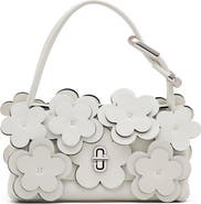 Marc Jacobs The Mini Dual Daisy Appliqué Leather Top Handle Bag