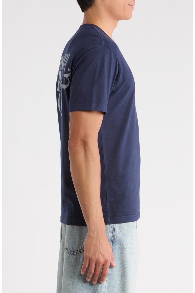 Mid Century Graphic Cotton T-Shirt, Alternate, color, NAVY