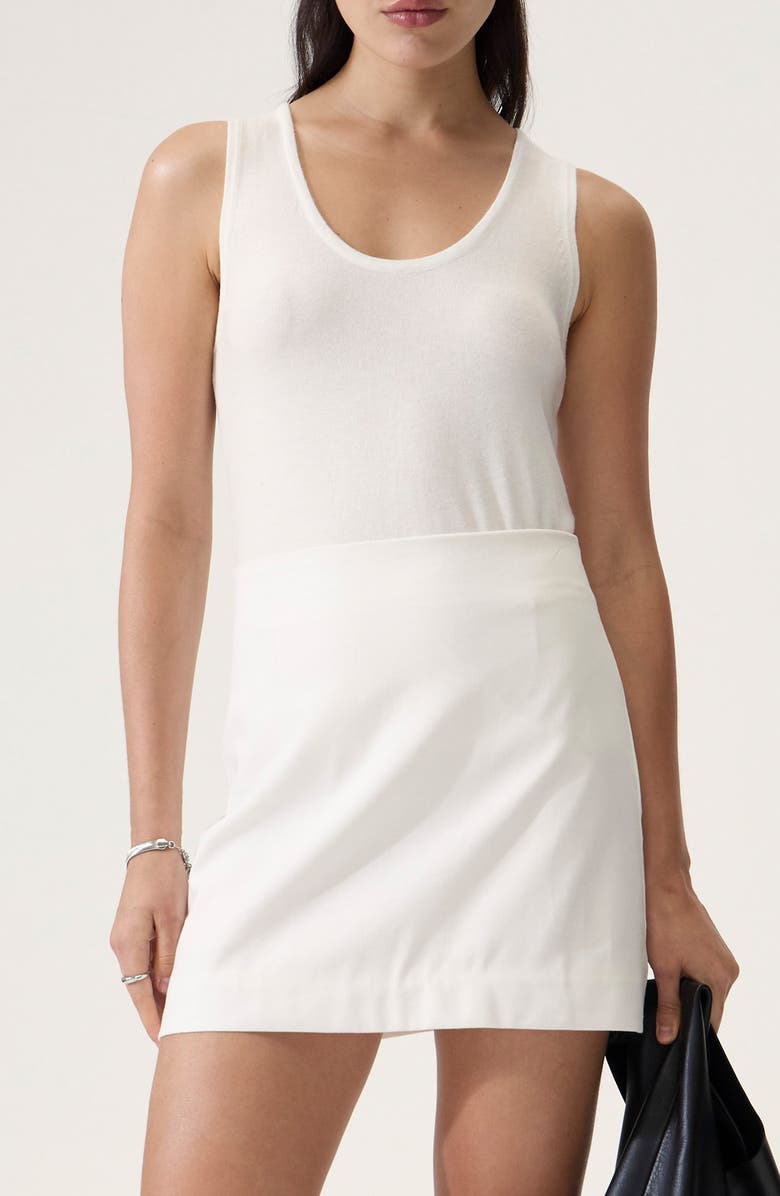 DELUC Samuel Sweater Tank, Main, color, Ecru