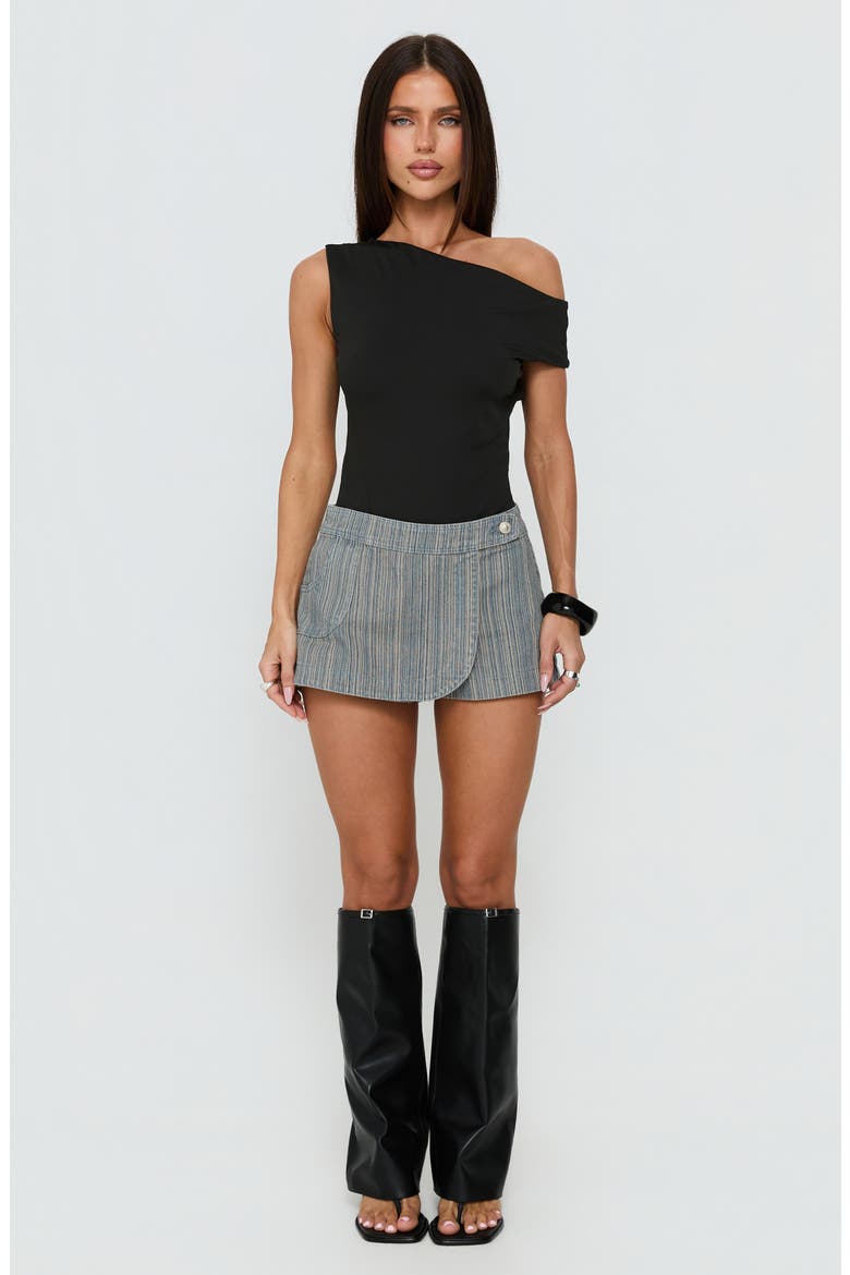 Lifetimes Micro Skort, Alternate, color, DARK BLUE STRIPE