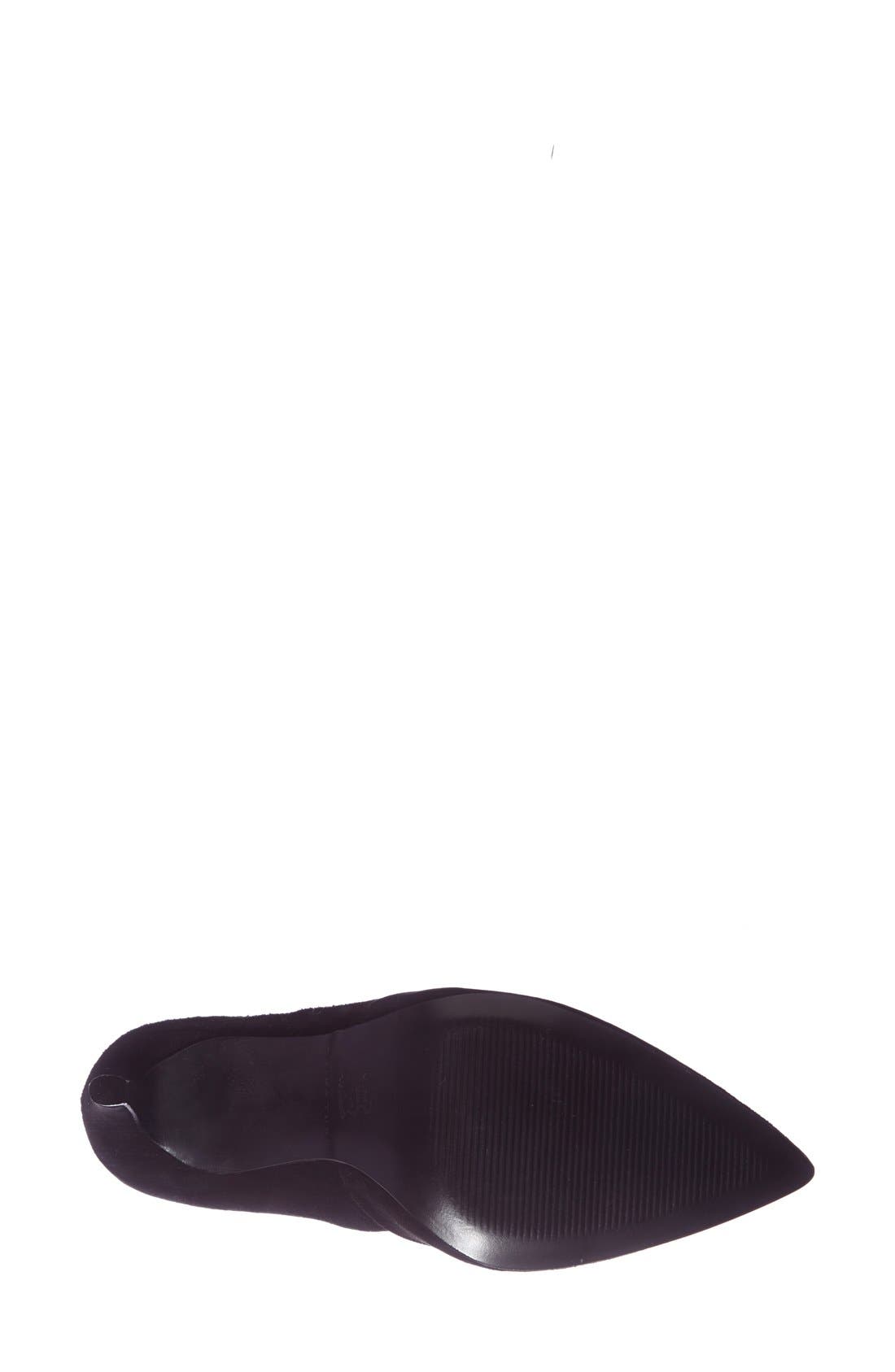 'Hollywood' Pump, Alternate, color, BLACK SUEDE