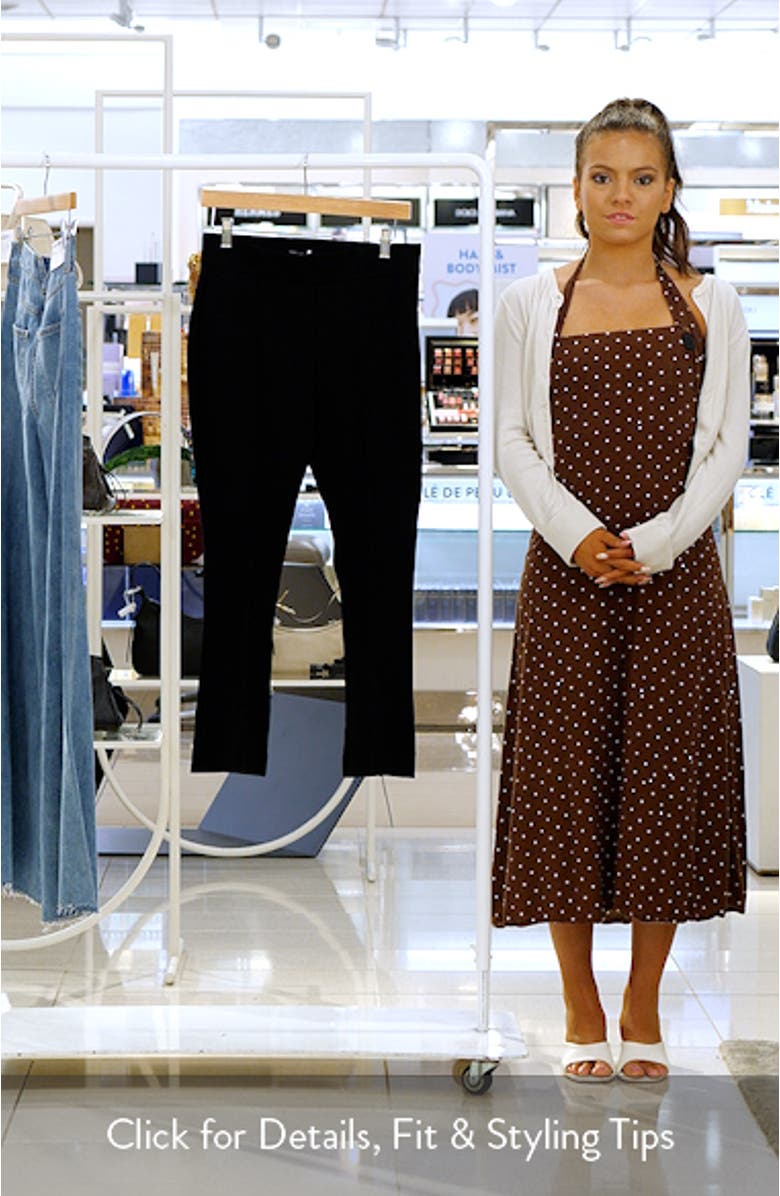 Soft Stretch Kick Flare Ponte Pants, sales video thumbnail