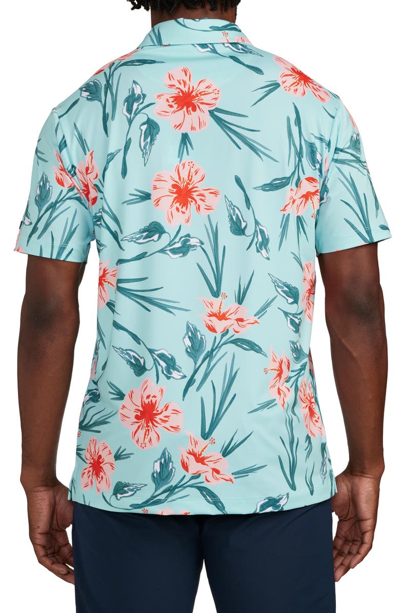 Bad Birdie Never Lei Up Performance Golf Polo, Alternate, color, 