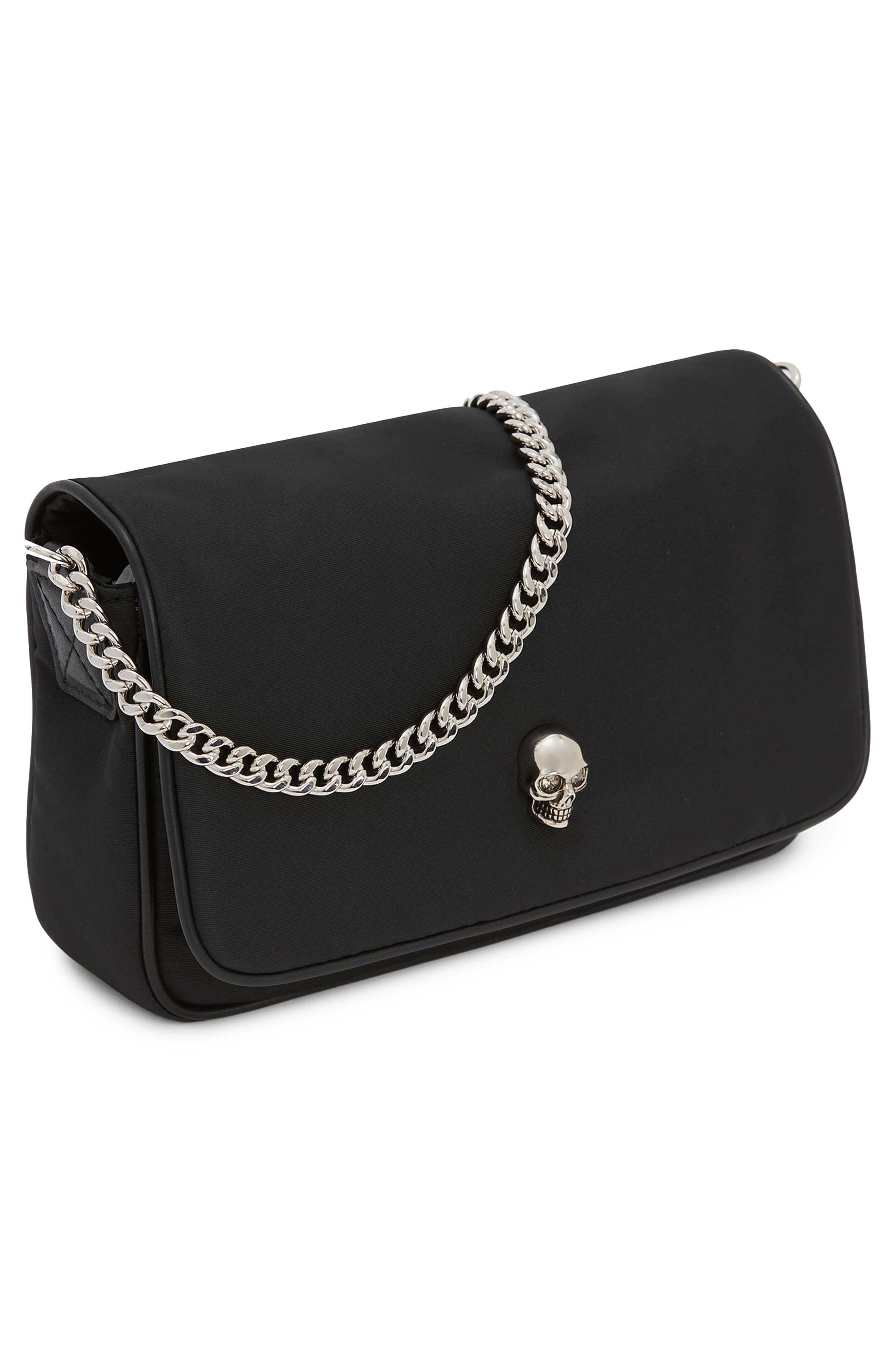McQueen Alexander McQueen Small Skull Shoulder Bag, Alternate, color, 