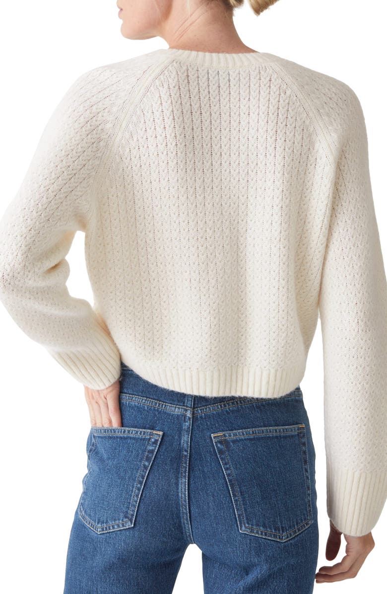 & Other Stories Pointelle Stitched Cardigan, Alternate, color, 