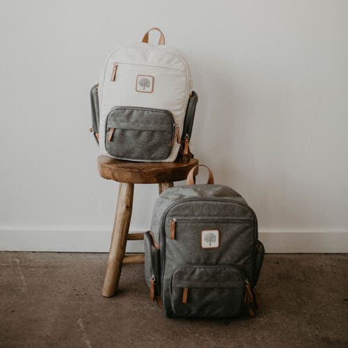 Parker Baby Co. Birch Bag Mini Diaper Backpack In Gray