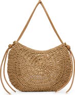 Dolce Vita Freya Raffia Shoulder Bag