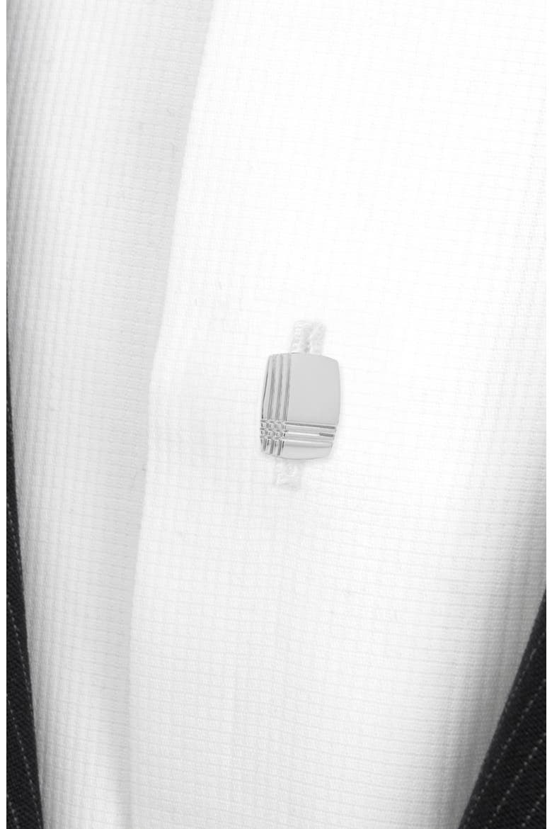 Tartan Shirt Studs, Alternate, color, SILVER