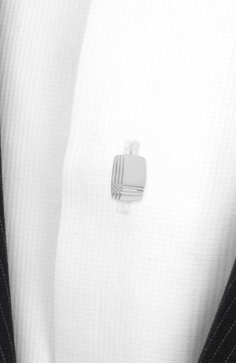 Cufflinks, Inc. Tartan Shirt Studs, Alternate, color, Silver