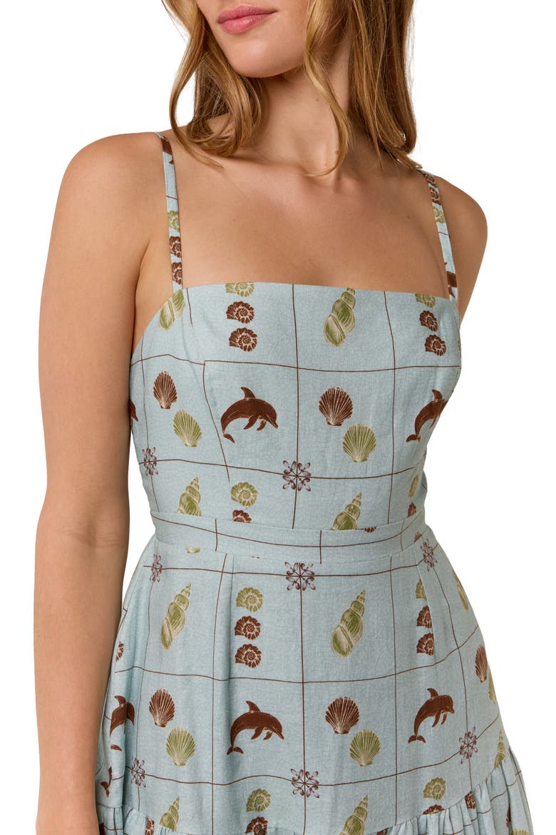 Celine Maxi Dress, Alternate, color, Seashell Tile