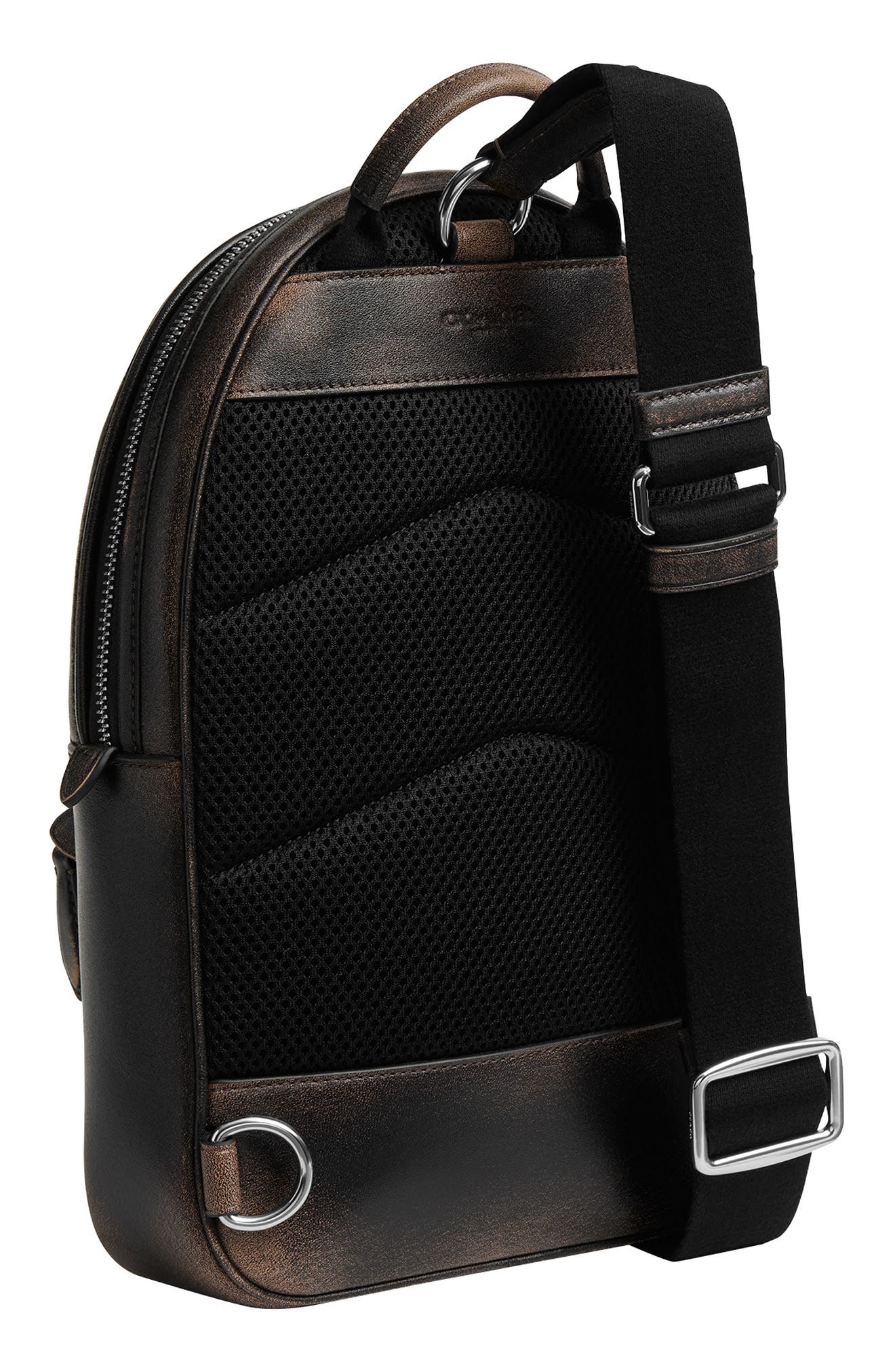 COACH Charter Loved Leather Sling Pack, Alternate, color, 