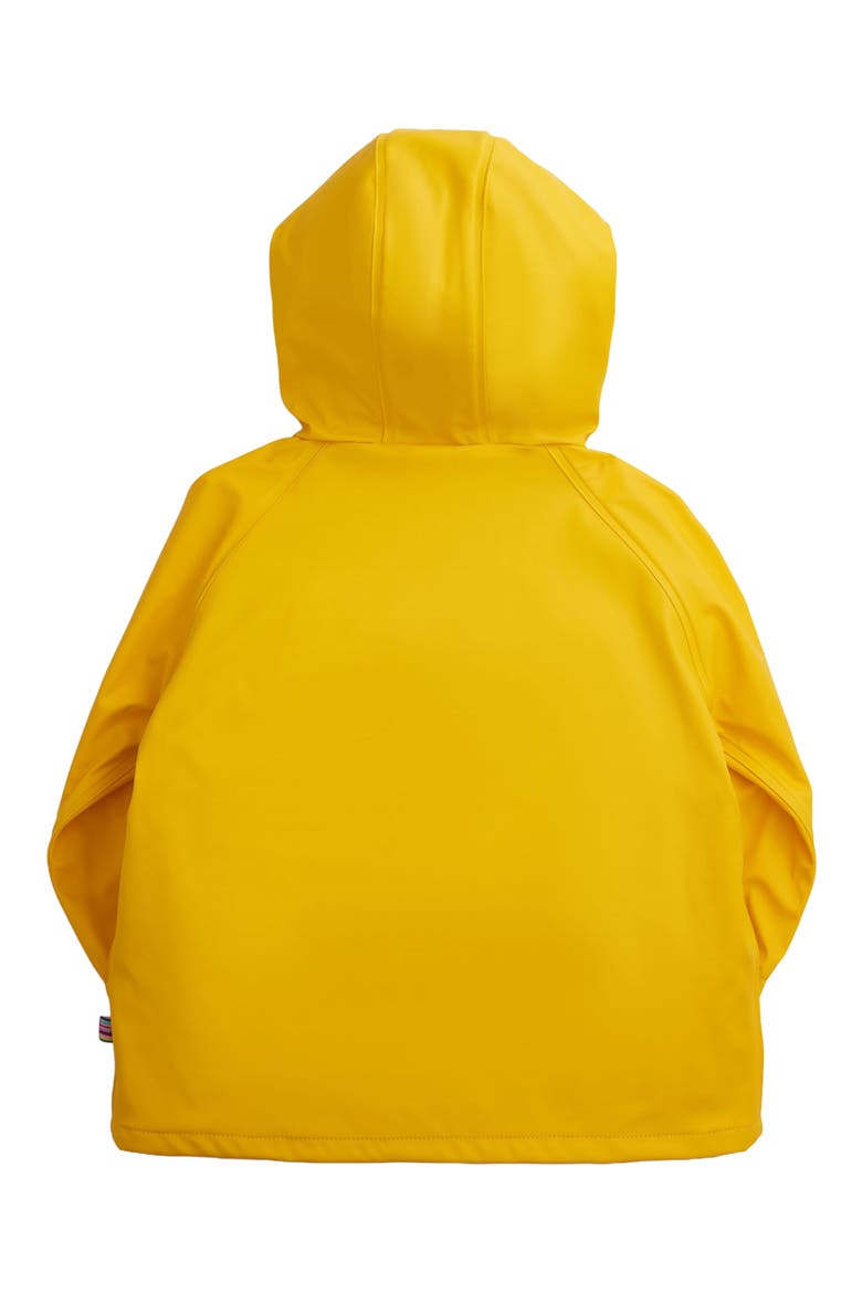 Hooded Citrus Raincoat, Alternate, color, YELLOW