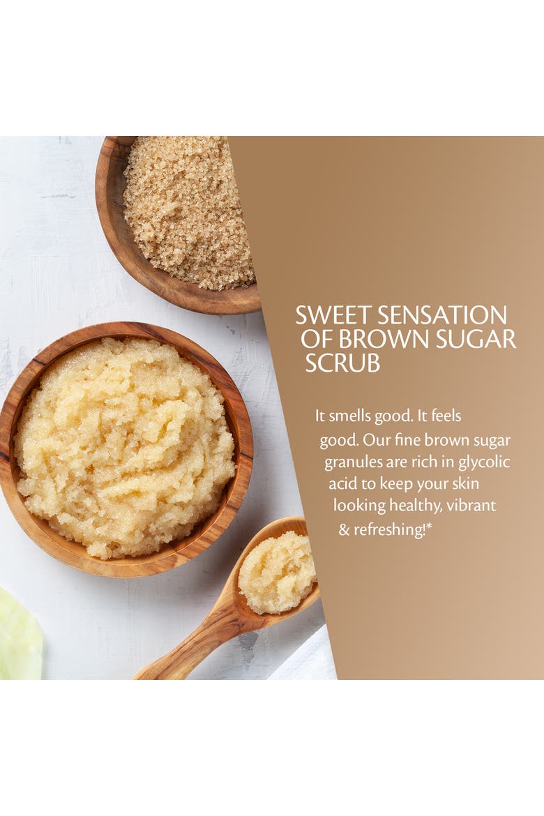 Brown Sugar Scrub, 12oz, Alternate, color, None