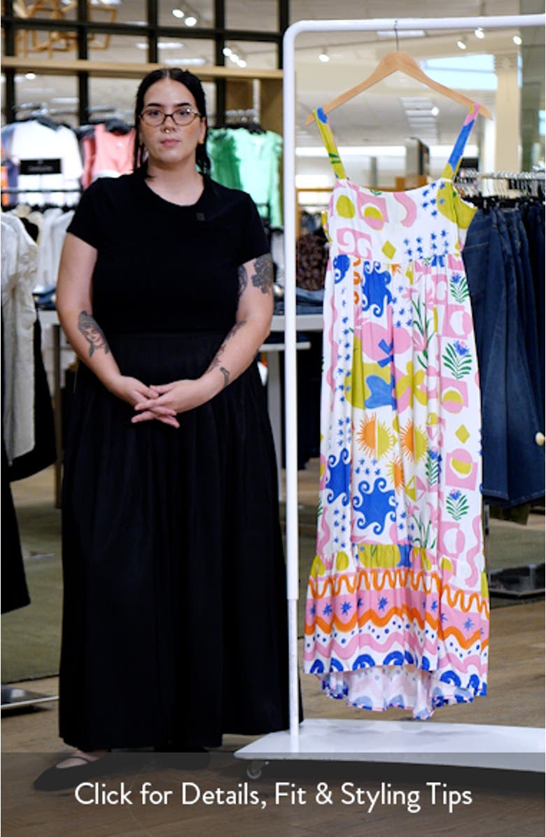 Greer Print Maxi Dress, sales video thumbnail