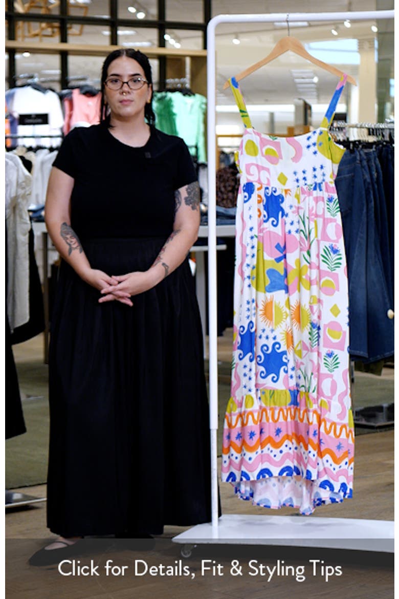 Greer Print Maxi Dress video