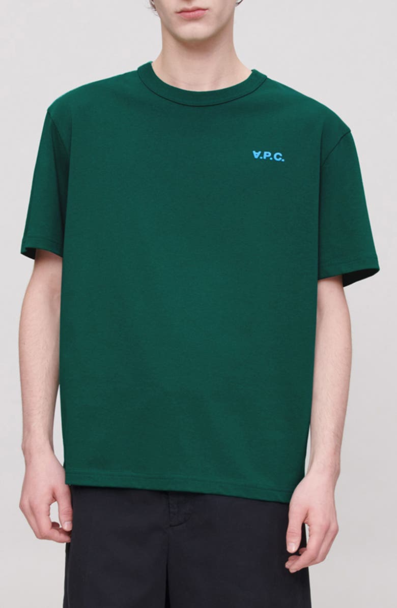 A.P.C. Boxy Organic Cotton T-Shirt, Alternate, color, 