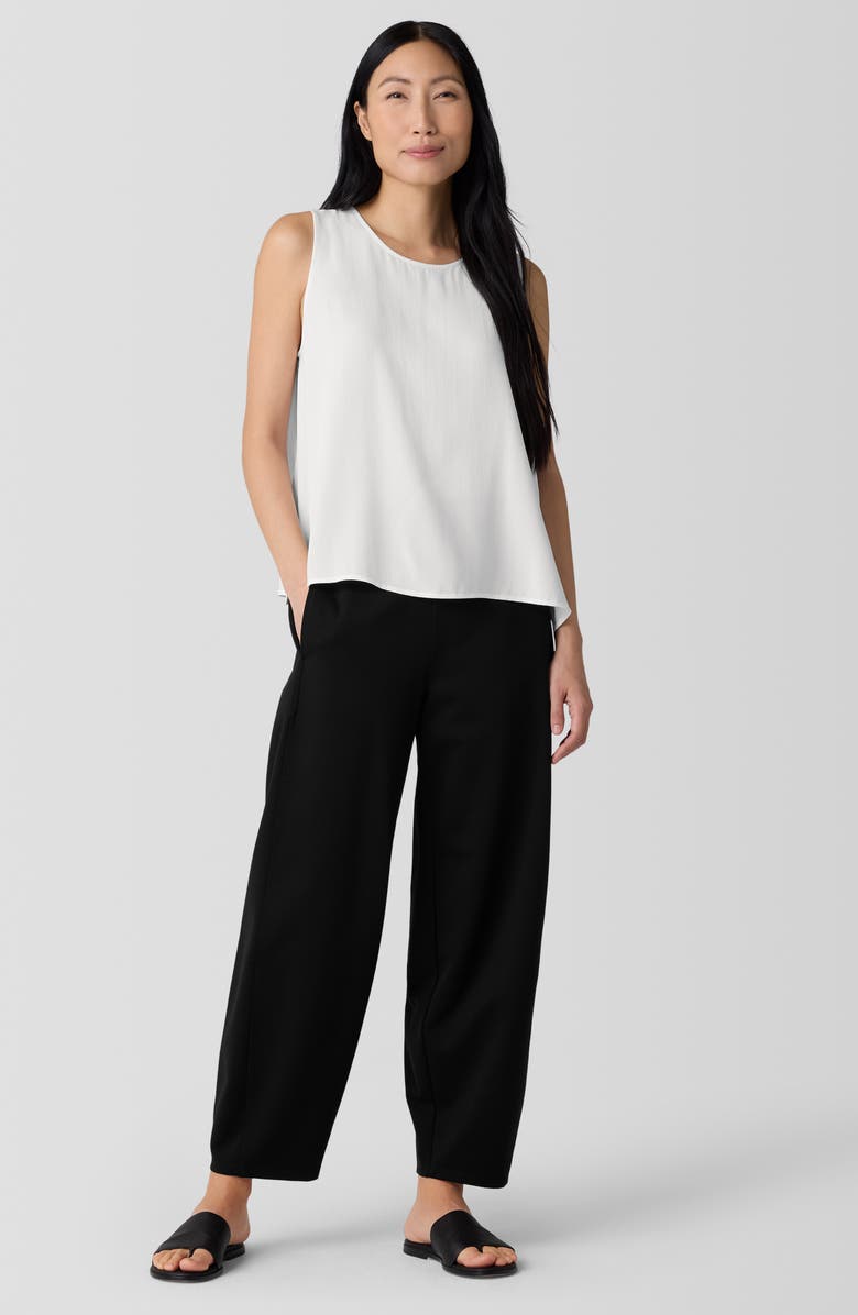 Eileen Fisher Lantern Ankle Pants, Alternate, color, Black