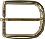 Trafalgar 35mm Solid Brass Italian Rounded Edged Harness Belt Buckle