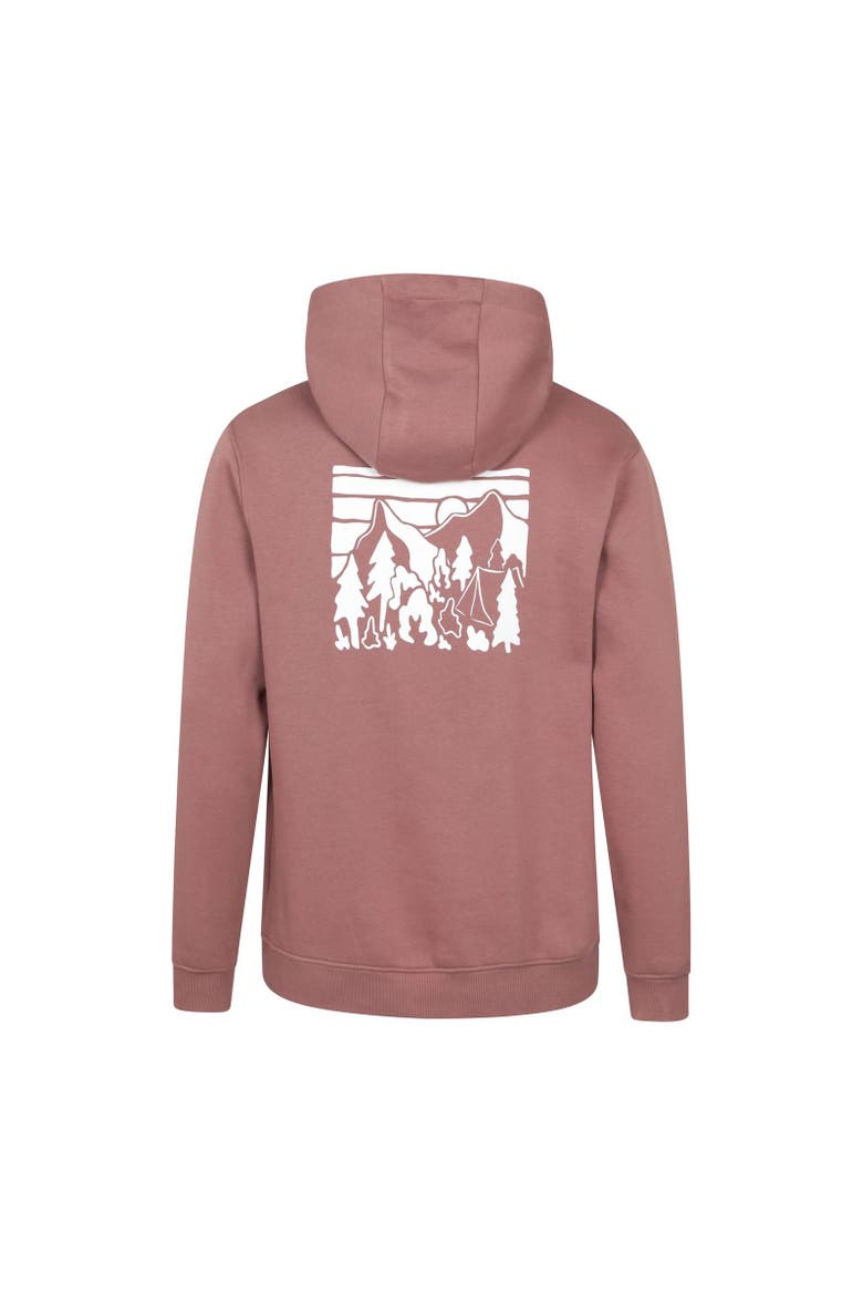Mountain Button Hoodie, Alternate, color, Light Brown