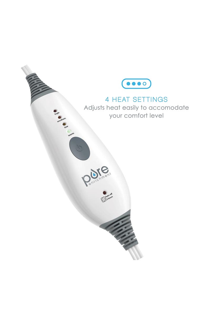 PURE ENRICHMENT PureRelief Deluxe Heating Pad - Mauve, Alternate, color, Mauve