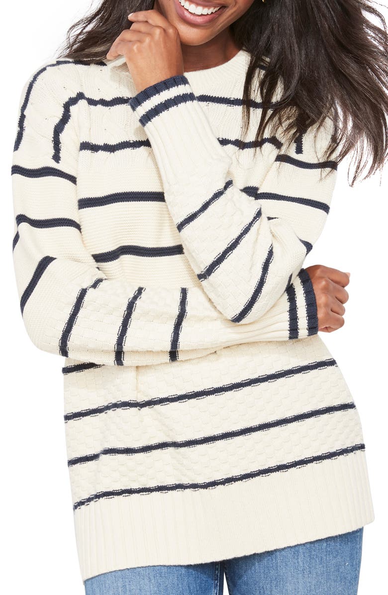 vineyard vines Textured Stripe Pullover, Main, color, 
