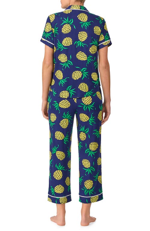 Kate Spade New York Print Crop Pajamas In Multi