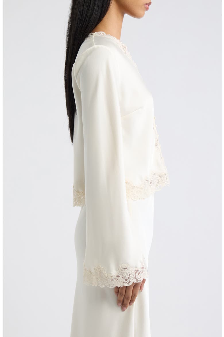 Fioretta Lace Trim Top, Alternate, color, ALABASTER GLOW