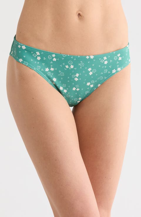 In The Green Low Rise Bikini Bottoms