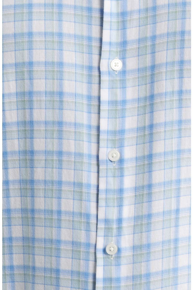 Waterrock Plaid Cotton & Lyocell Button-Up Shirt, Alternate, color, STREAM BLUE