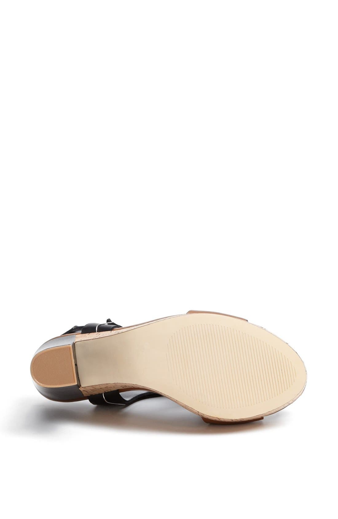 DV by Dolce Vita 'Jaye' Sandal, Alternate, color, COGNAC/ BLACK