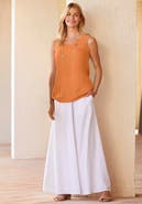 Jessica London Fine Gauge Crewneck Knit Shell