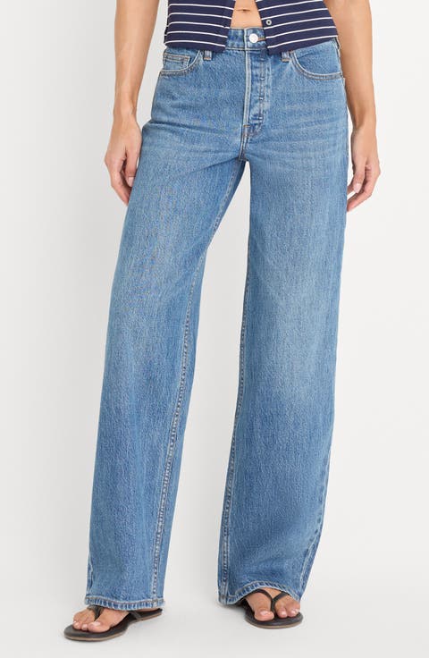 Wide Leg Jeans (Indigo 1237) (Regular & Plus)