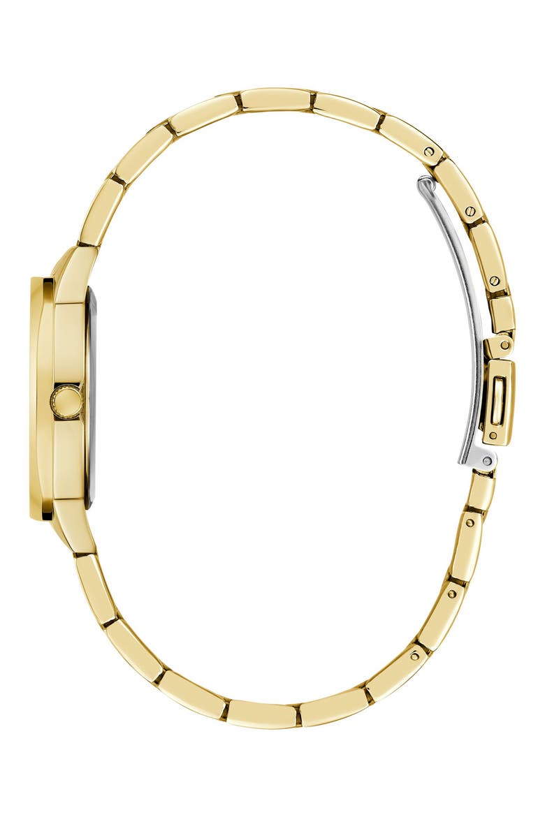 Crystal Bezel & Markers Bracelet Watch, 30mm, Alternate, color, PINK