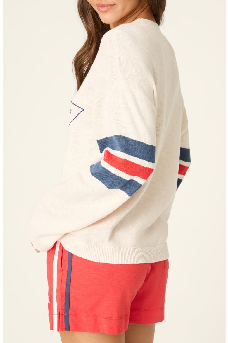 Star Spangled Summer Sweater, Alternate, color, IVORY