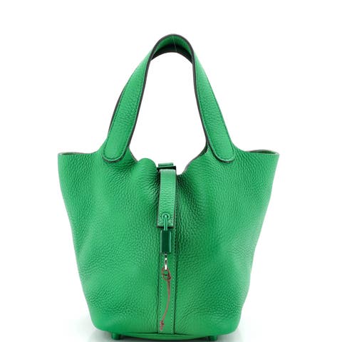 Monochrome Picotin Lock Bag Clemence PM