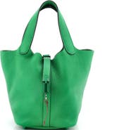 Pre-Owned Hermes Monochrome Picotin Lock Bag Clemence PM
