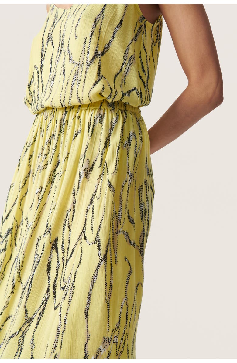 Soaked in Luxury Zaya Elastic Waist Maxi Skirt, Alternate, color, Endive Traces