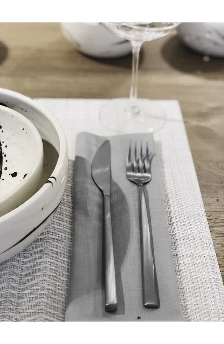 Mepra Movida Ice Flatware Set - 5 Pieces, Alternate, color, Ice Silver