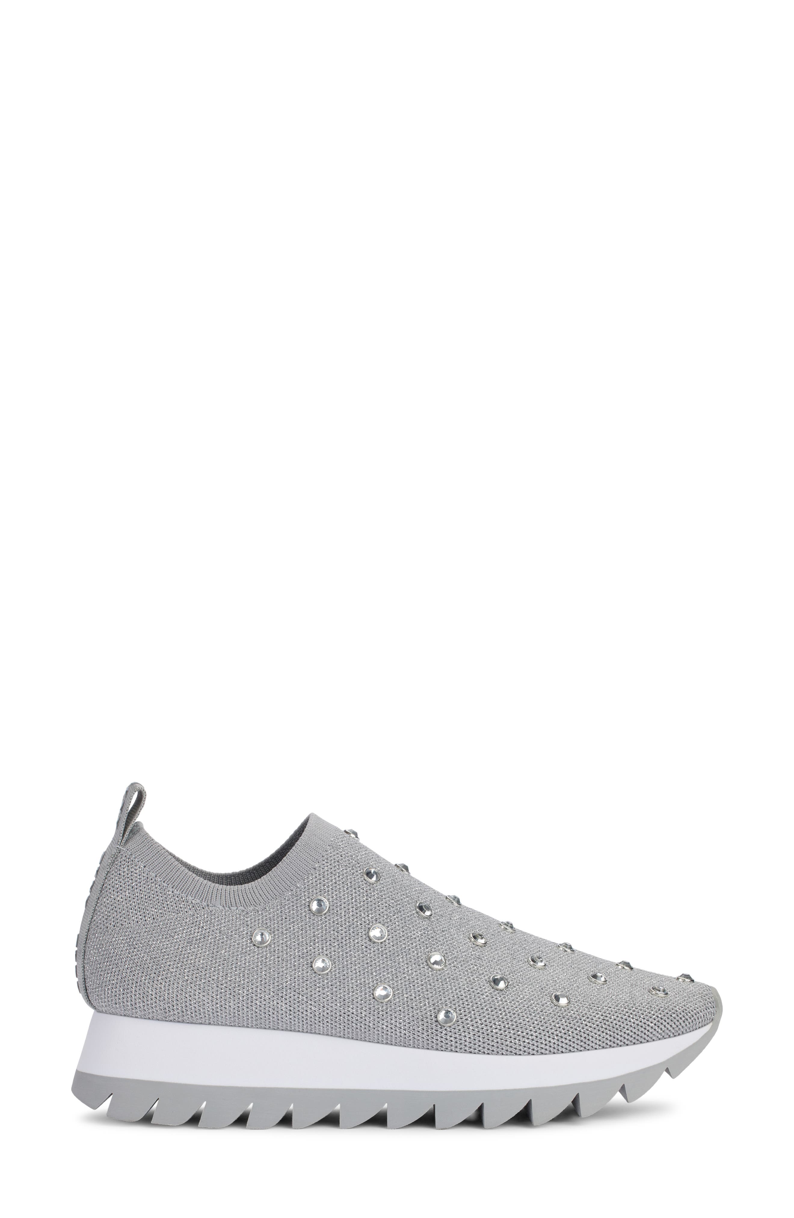 Abbott Knit Sneaker, Alternate, color, NICKEL