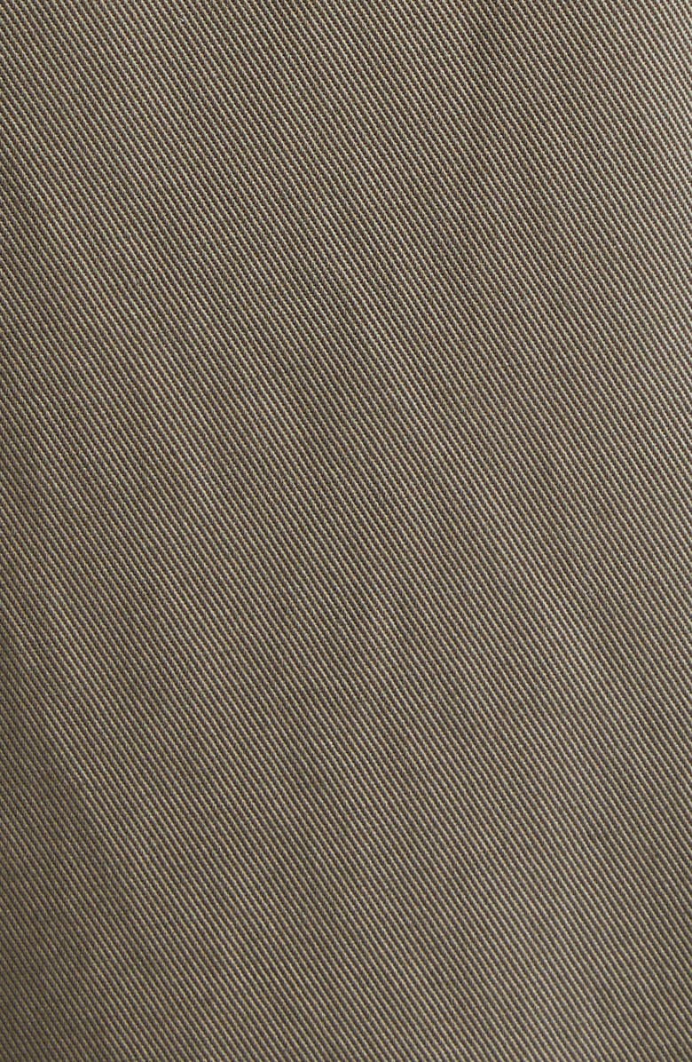 Alexander Wang Logo Elastic Cotton Twill Wide Leg Pants, Alternate, color, Army Green