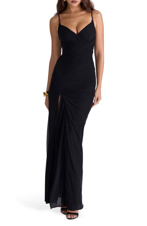 Issey Stretch Mesh Gown