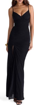 HOUSE OF CB Issey Stretch Mesh Gown