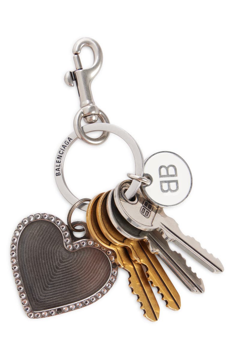 Balenciaga Key Ring Bag Charm, Main, color, 8486 Multicolor