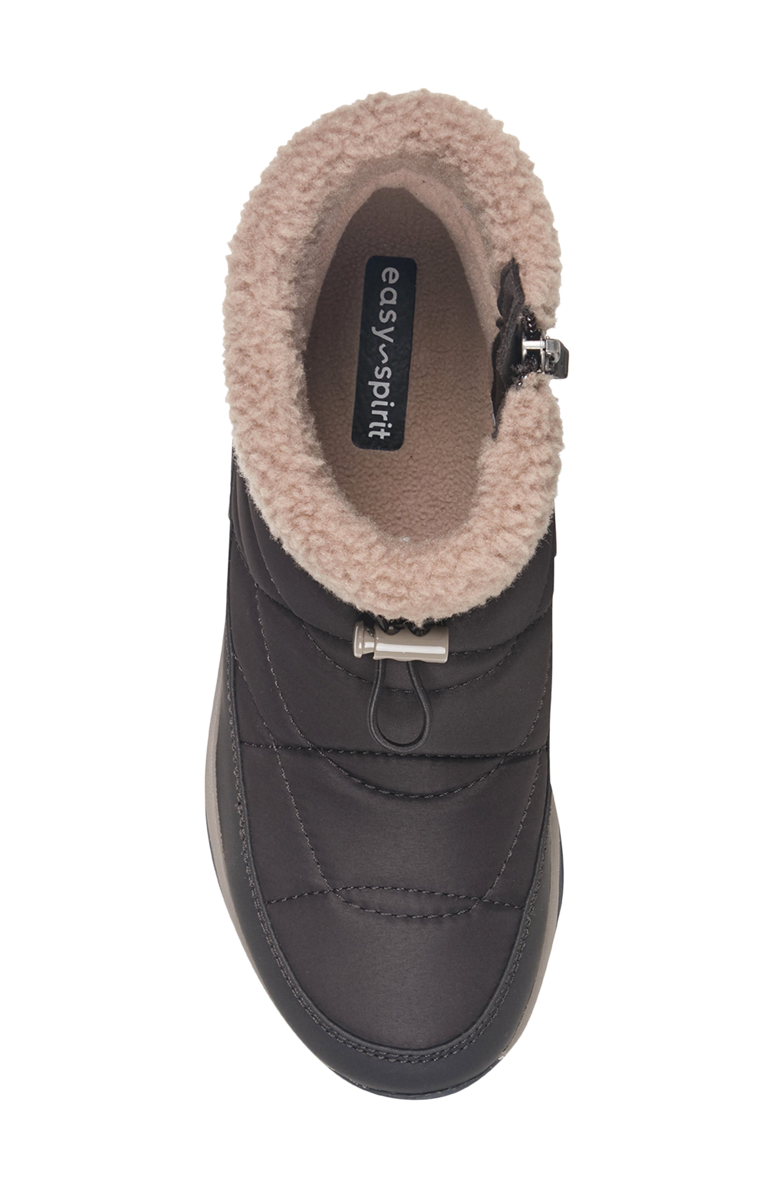 Eagan Boot with Faux Fur Trim, Alternate, color, DARK BROWN