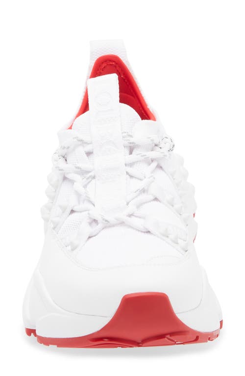 Christian Louboutin Trailnrun Panelled Mesh-knit Sneakers In White