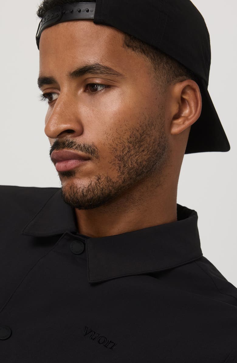 Vuori V1 Coach's Jacket, Alternate, color, Black