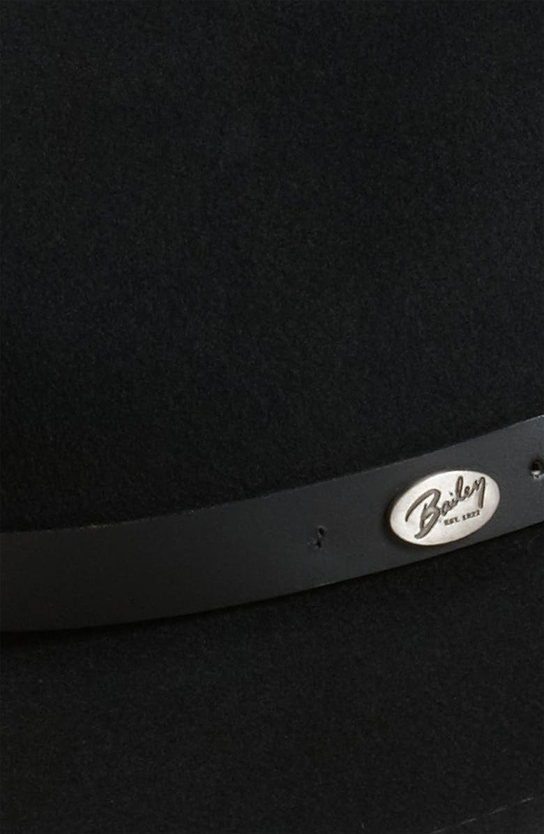 Bailey 'Briar' Wool Fedora, Alternate, color, Black