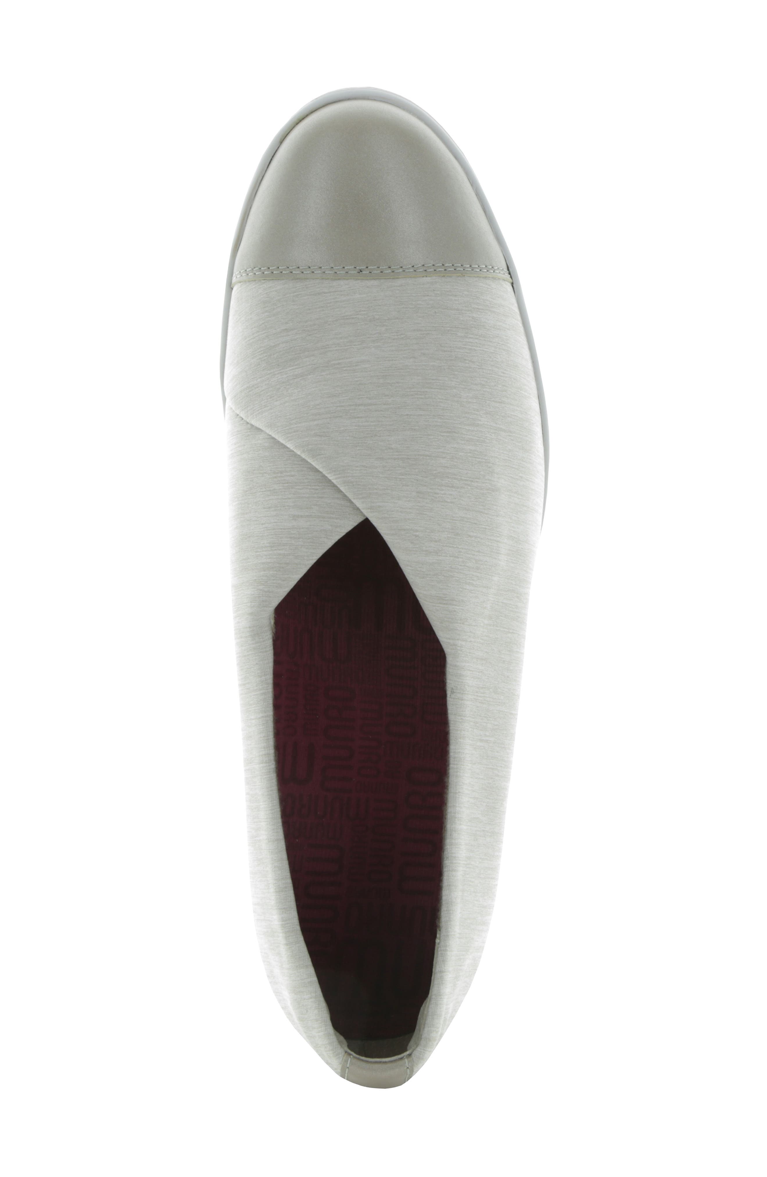 Plum Slip-On Flat - Multiple Widths Available, Alternate, color, CHAMPAGNE STRETCH FABRIC