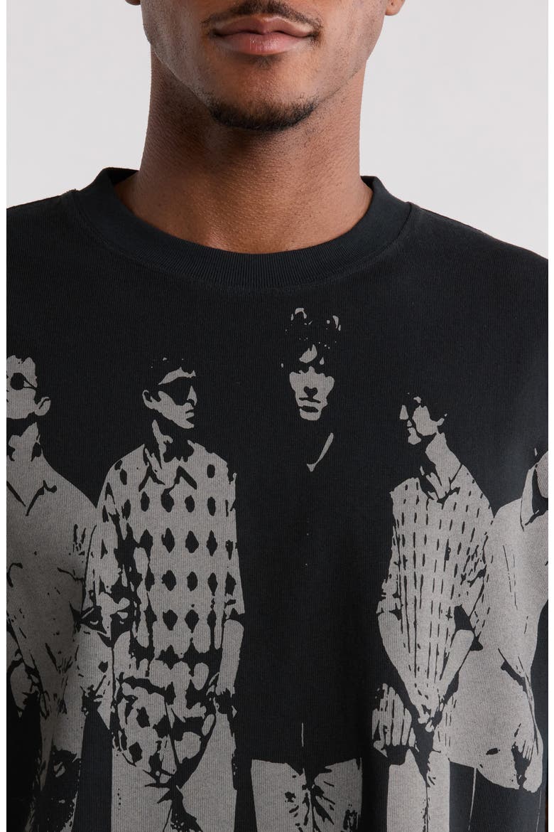 x Oasis Definitely Heavyweight Graphic Cotton T-Shirt, Alternate, color, FADED BLACK