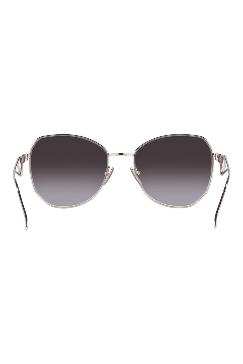 57mm Gradient Round Sunglasses, Alternate, color, GREY GRADIENT